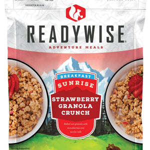 ReadyWise Sunrise Strawberry Granola Crunch Case of 6-Optics Force