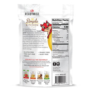 ReadyWise Freeze-Dried Bananas - 6 Pack-Optics Force