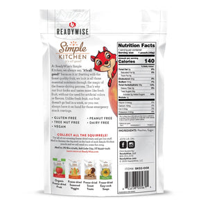 ReadyWise Freeze-Dried Peaches - 6 Pack-Optics Force