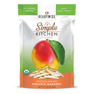 ReadyWise Simple Kitchen Organic Freeze-Dried Mangoes - 6 Pack-Optics Force