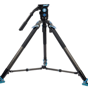 SIRUI SVT75 Pro + SVH15 Rapid Professional Video Carbon Fiber Tripod Kit