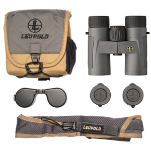Leupold 172660 Binocular BX-4 Pro Guide HD 10x32mm Roof Prism Shadow Gray Armor Coated-Optics Force