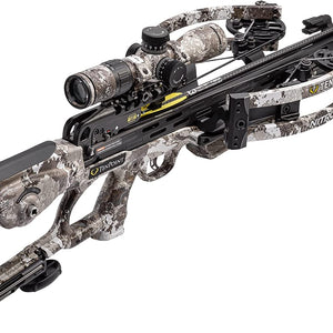 TenPoint Nitro 505 Crossbow, Veil Alpine - 505 FPS - Equipped with 100-Yard EVO-X Marksman Elite Scope + ACUslide Cocking & De-Cocking System - Reverse-Draw Design-Optics Force
