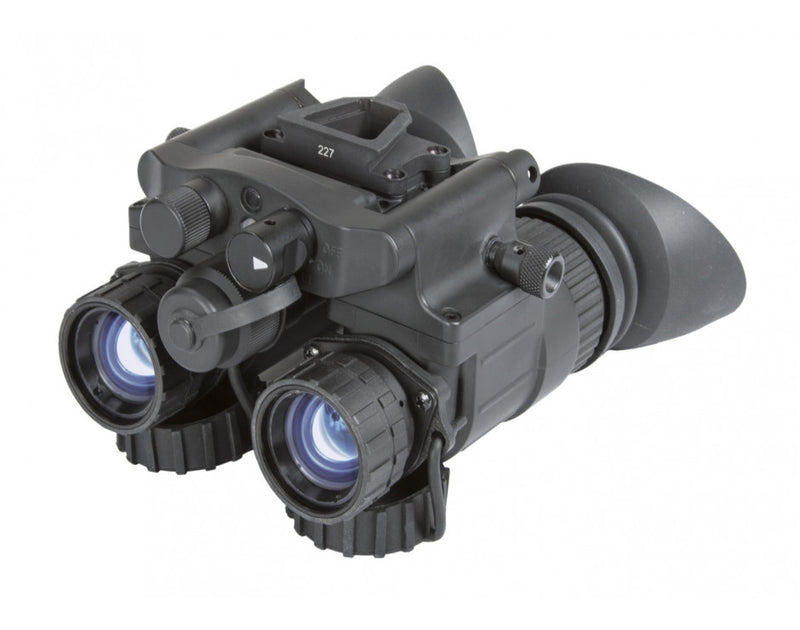 AGM Global Vision 14NV4122483011 NVG-40 NL1 Night Vision Binocular Black 1x 27mm, Gen 2+ Level 1, Green Filter-Optics Force