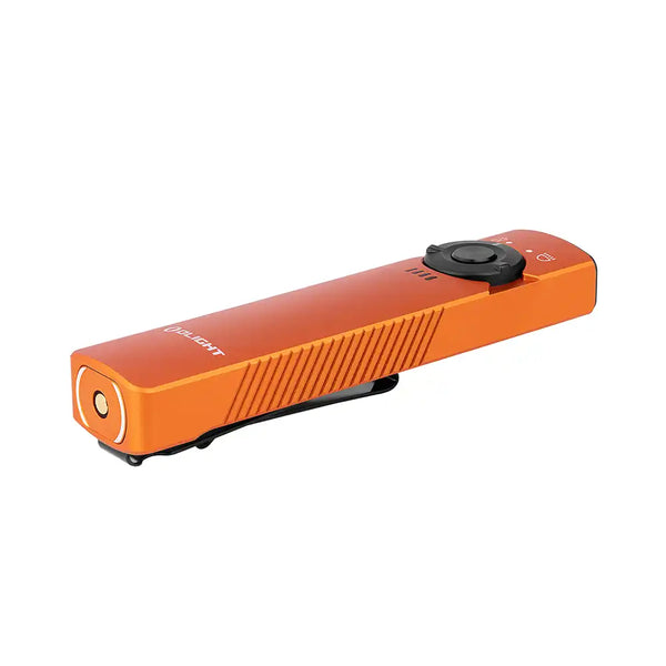 Olight Arkfeld UV - White Light and UV Dual Light Sources Flashlight-Orange-CW (5700-6700K)-Optics Force