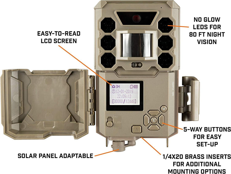 Bushnell 24MP CORE Trail Camera, Single Sensor-Optics Force