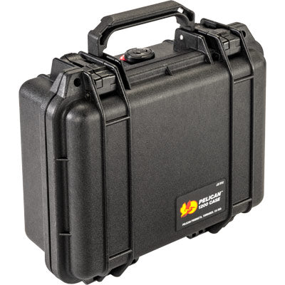 PELICAN 1200 Protector Case Black with Foam-Optics Force