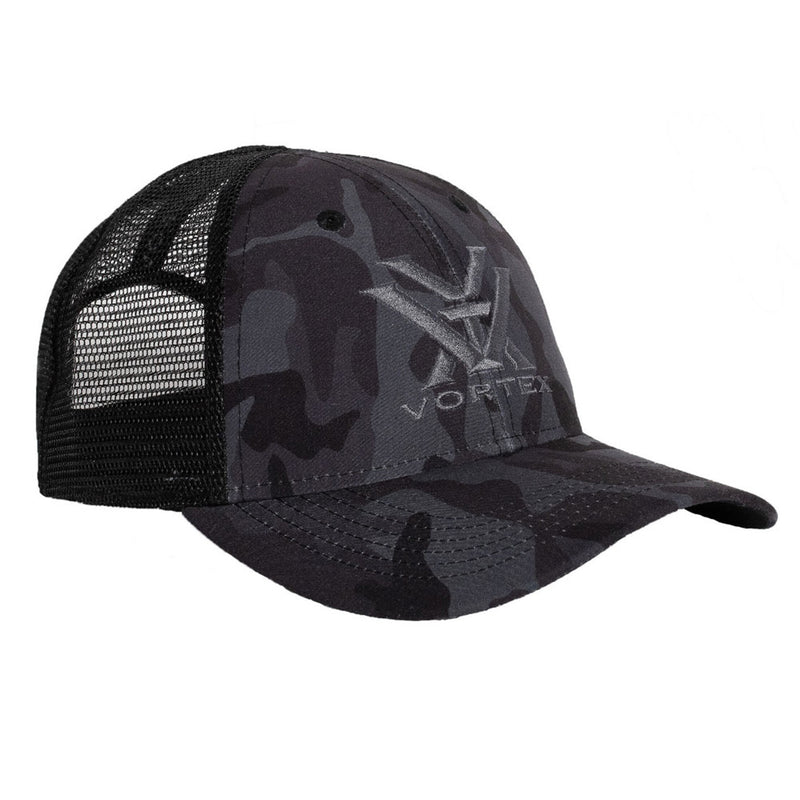 Vortex Logo Black Camo Hat