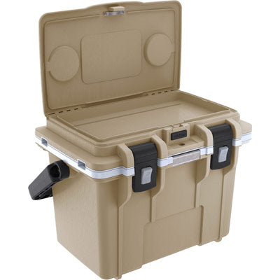 PELICAN 14QT Elite Personal Cooler Tan/White-Optics Force