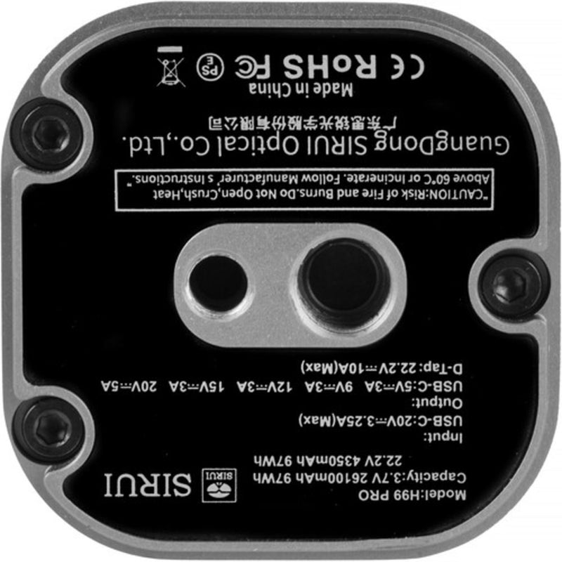 Sirui C150X Lite Pocket Bi-Color LED Light and H99 PRO Battery Grip Kit
