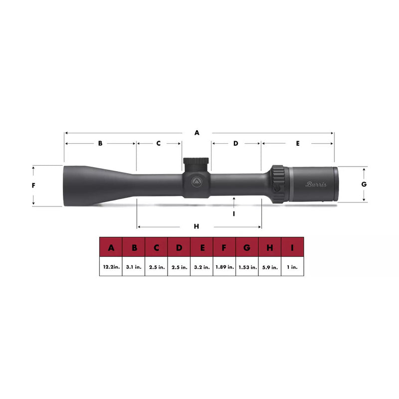 Burris  Fullfield E1 Riflescope 3-9x40mm