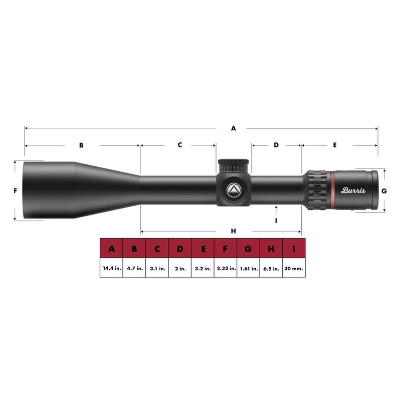 Burris Fullfield 6-24x50mm PA AE (30mm Tube)