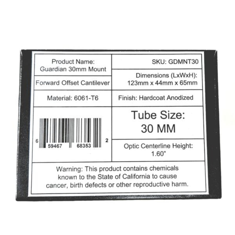 Gideon Guardian LPVO 30mm Scope Mount
