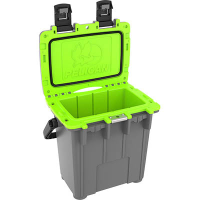 PELICAN 20QT Elite Cooler Dark Gray/Green-Optics Force