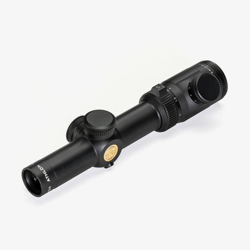 Athlon Optics Talos BTR 1-4X24 GEN2, Direct Dial Fixed 30mm Tube SFP, ATMR7 SFP IR-MIL-Optics Force