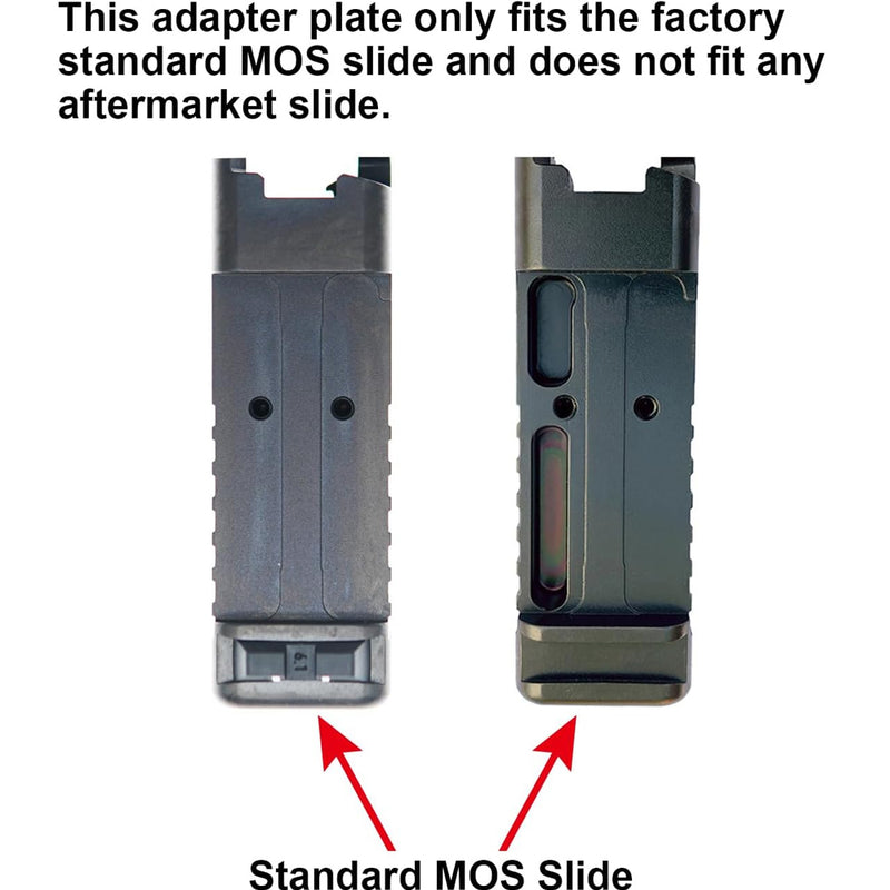 DPP Titanium Adapter Plate for Glock 17 19 MOS Holosun 407/507C/508T Trijicon RMR/SRO