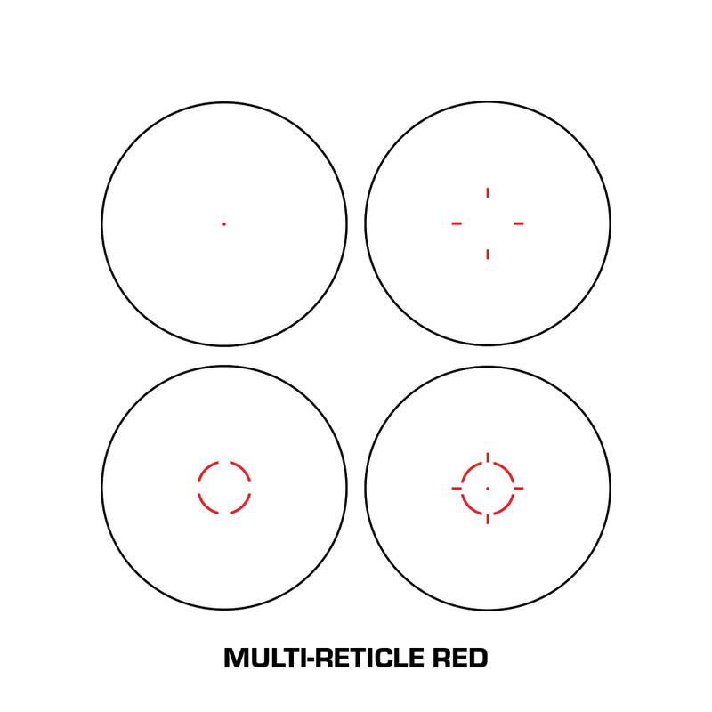 Swampfox Liberator-II Multi-Reticle Red Dot Sight