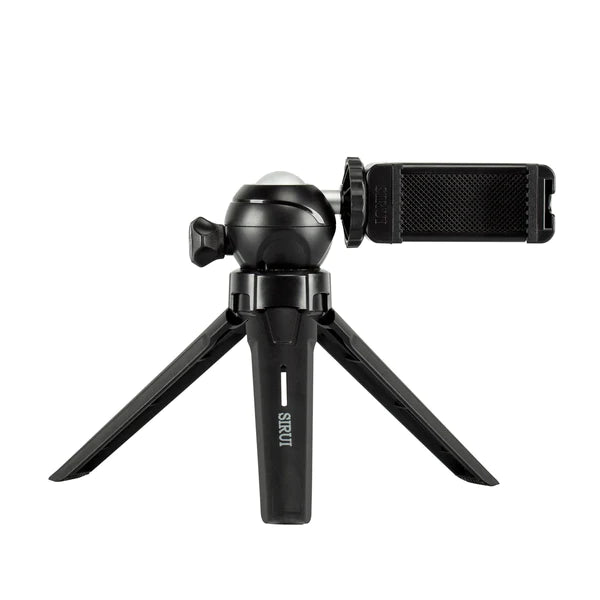 SIRUI 3T-05PH mini tripod with mobile phone clamp and remote control in black-Optics Force