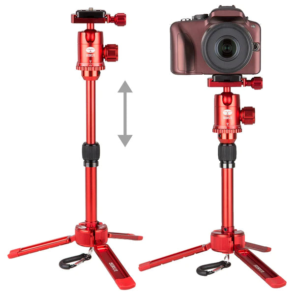 SIRUI 3T-35R Mini Allrounder - table/video hand tripod red with ball head - 3T-Series-Optics Force