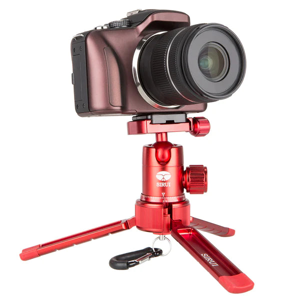 SIRUI 3T-35R Mini Allrounder - table/video hand tripod red with ball head - 3T-Series-Optics Force