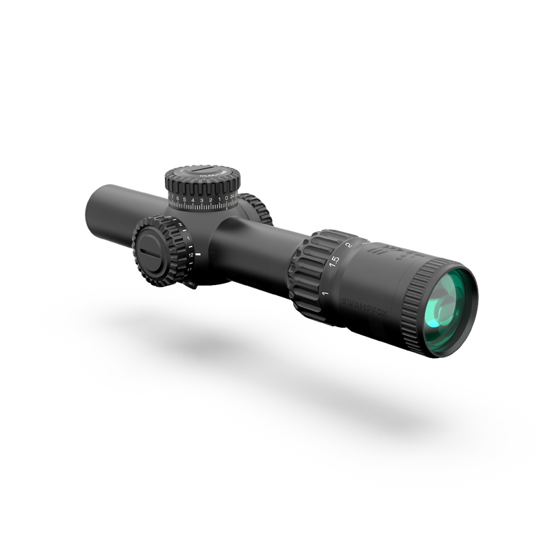 Swampfox Warhorse 1-6x24 FFP LPVO Dragoon MIL Riflescope