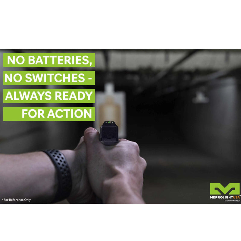 Meprolight HYPER-BRIGHT Extremely Bright Day & Night Sight H&K VP9, HK45, HK45C, P30, SFP9 (Non-OR Models)-Optics Force