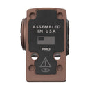 Sig Sauer ROMEO-X Premium Enclosed Miniature Reflex Sight, 1x24mm, PRO Footprint, Circle Dot -  Flat Dark Earth