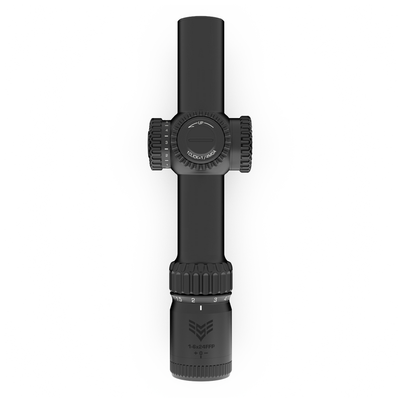 Swampfox Warhorse 1-6x24 FFP LPVO Dragoon MIL Riflescope