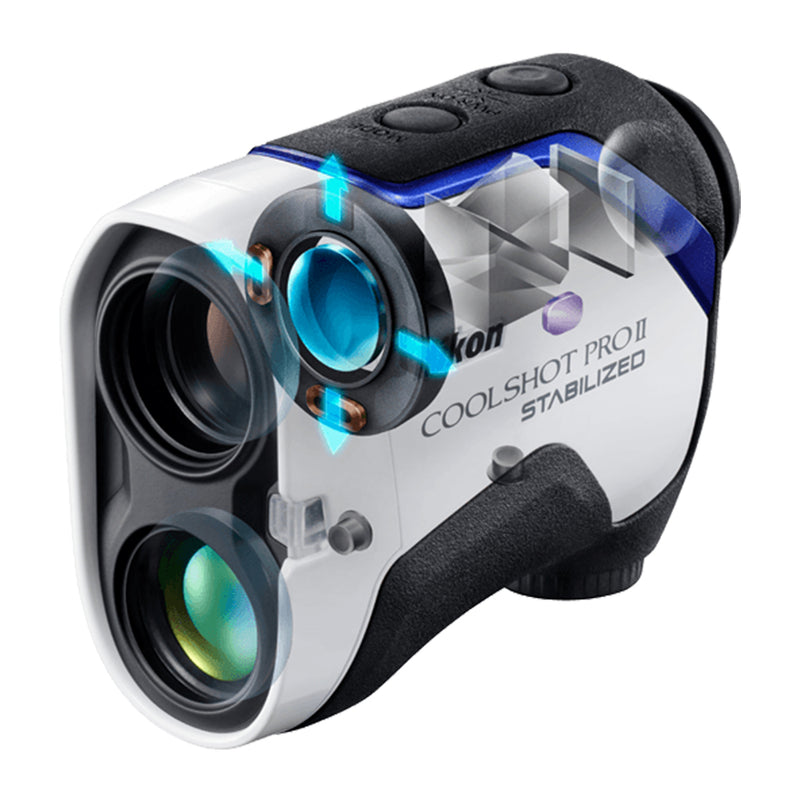 Nikon Coolshot ProII Stabilized Golf Laser Rangefinder-Optics Force