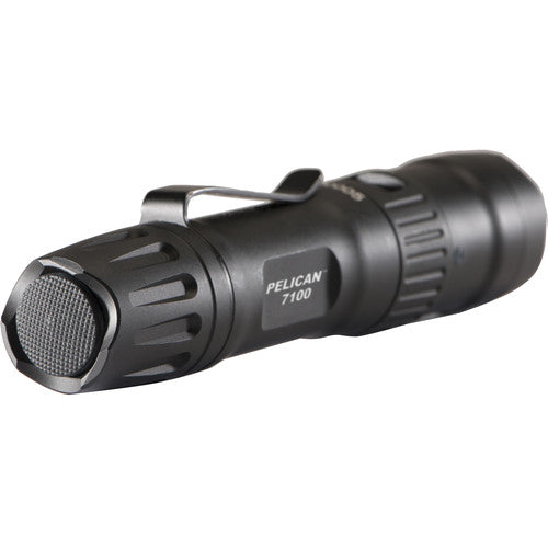 PELICAN 7100 Rechargeable Tactical Flashlight (Black)-Optics Force