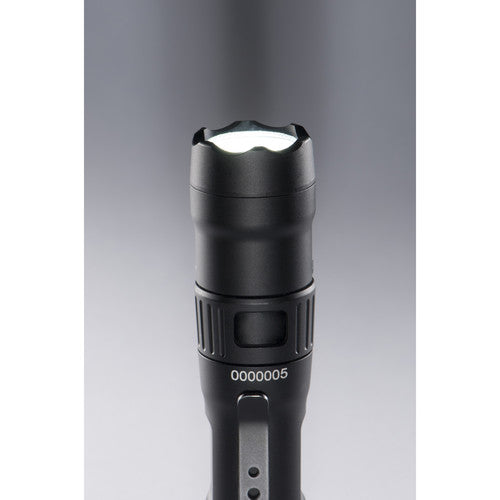 PELICAN 7100 Rechargeable Tactical Flashlight (Black)-Optics Force