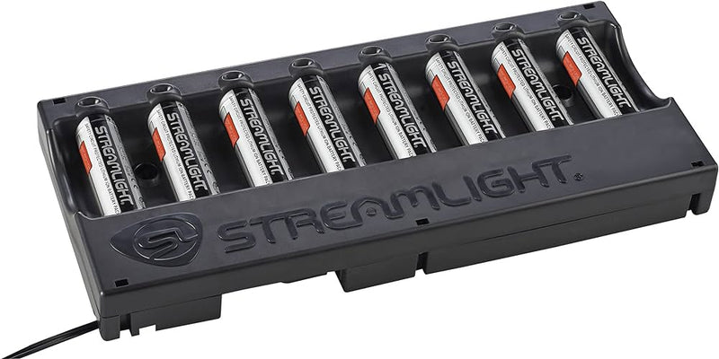 Streamlight SL-B9 12V DC 8-Unit Bank Charger With Batteries-Optics Force