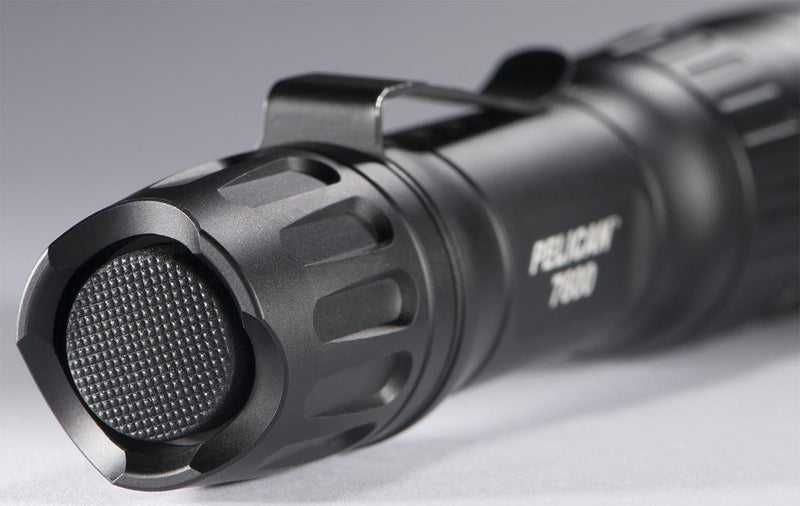 PELICAN 7600 3 Color Led Liion Rechargeable Tactical Flashlight - Black-Optics Force