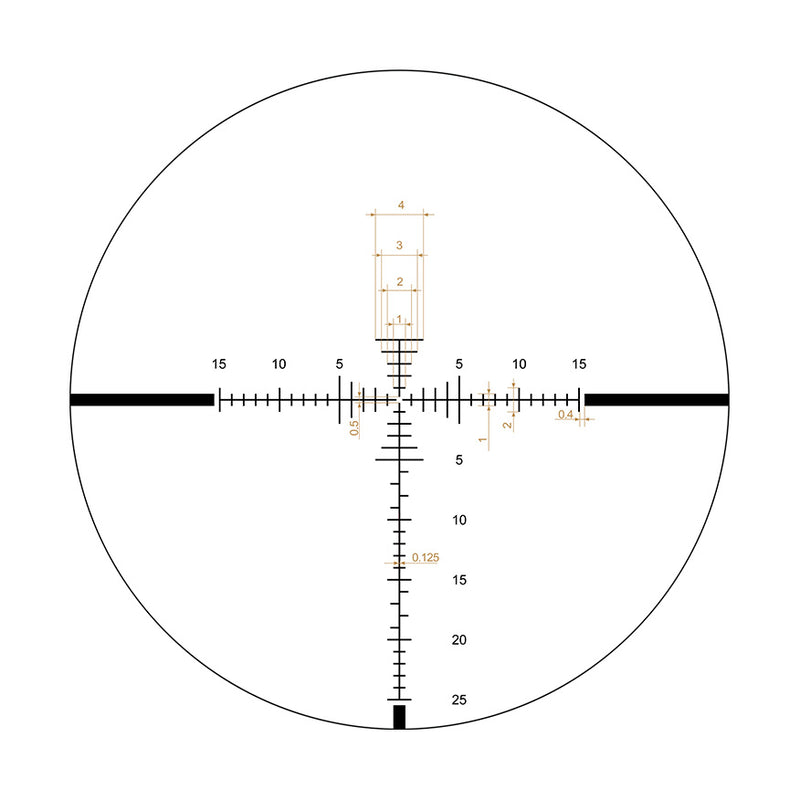 Riton Optics 7C324ASI23 7 Conquer Black 324x50mm 34mm Tube Illuminated G7 Reticle-Optics Force