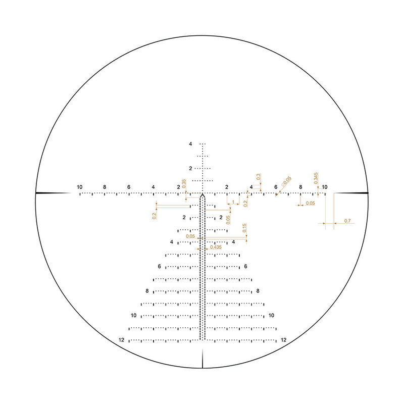Riton Optics 7C324LFI23 7 Conquer Black 324x56mm 34mm Tube Illuminated ODEN Reticle-Optics Force