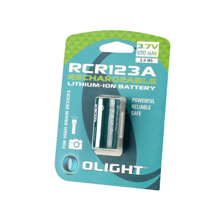 Olight RCR123A Battery 650mAh-Optics Force