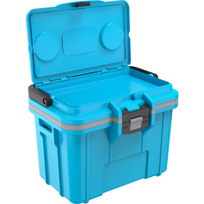 PELICAN 8QT Elite Personal Cooler Cool Blue/Gray-Optics Force