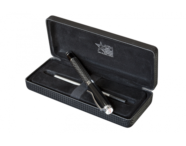 AGM Pen – "AGM" Ball Pen in Gift Box, Carbon-fiber Material, Color Grey, German ink-Optics Force