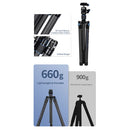 SIRUI AT-125+B-00K Carbon Fiber Traveler Tripod with B-00K Ball Head-Optics Force