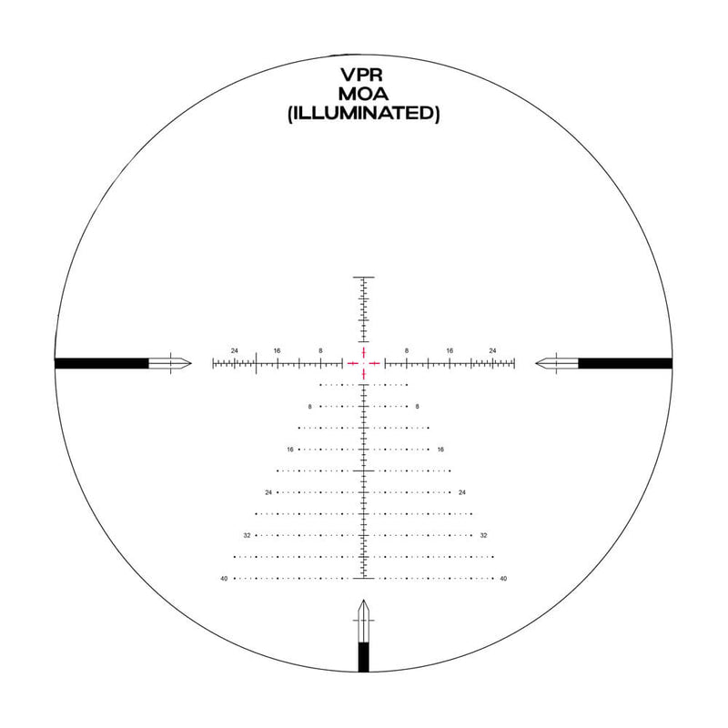 Arken Optics Illuminated Reticle with Zero Stop