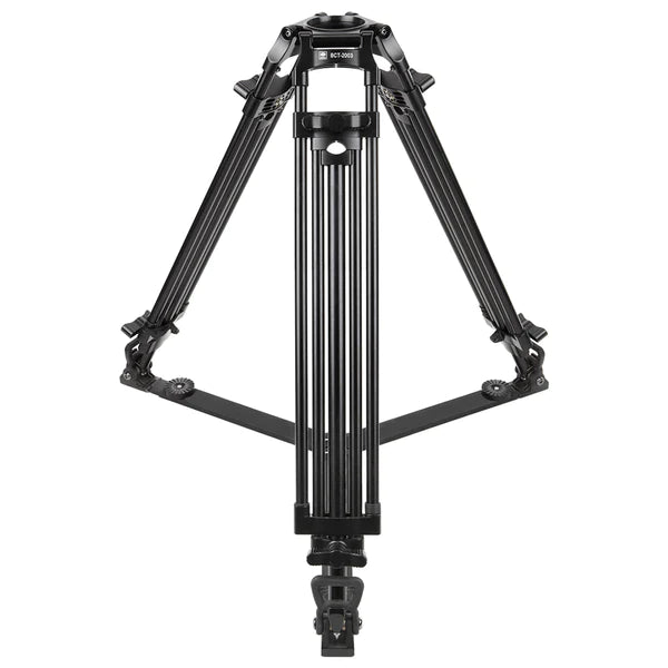 SIRUI BCT-2003 Broadcast - Video Tripod Aluminium Black - 75mm Halfbowl - BCT-Series-Optics Force