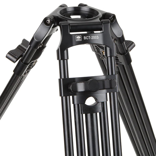 SIRUI BCT-2003 Broadcast - Video Tripod Aluminium Black - 75mm Halfbowl - BCT-Series-Optics Force