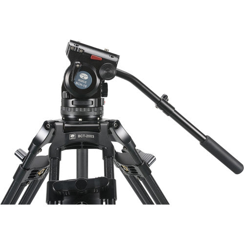 SIRUI BCT-2003 Aluminum Tripod & BCH-10 Video Head Bundle-Optics Force