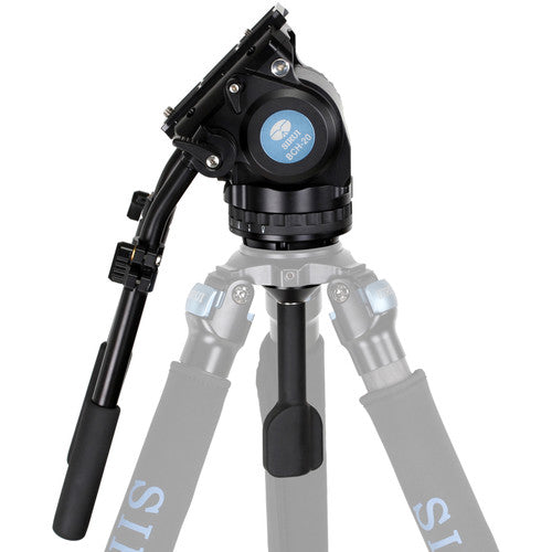 SIRUI BCT-2203 Carbon Fiber Tripod & BCH-20 Video Head Bundle-Optics Force