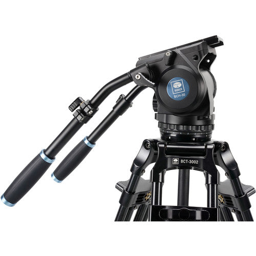 SIRUI BCT-3002 Aluminum Tripod & BCH-30 Video Head Bundle-Optics Force