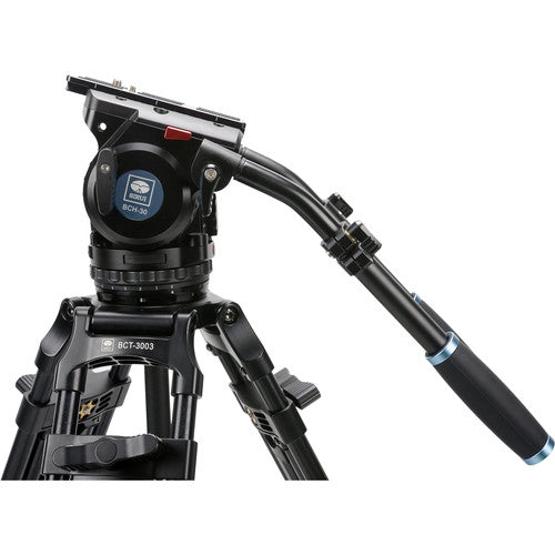 SIRUI BCT-3003 Aluminum Tripod & BCH-30 Video Head Bundle-Optics Force