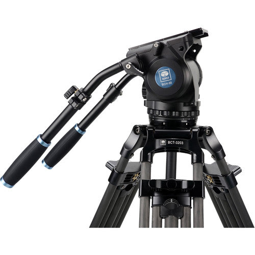 SIRUI BCT-3203 Carbon Fiber Tripod & BCH-30 Video Head Bundle-Optics Force