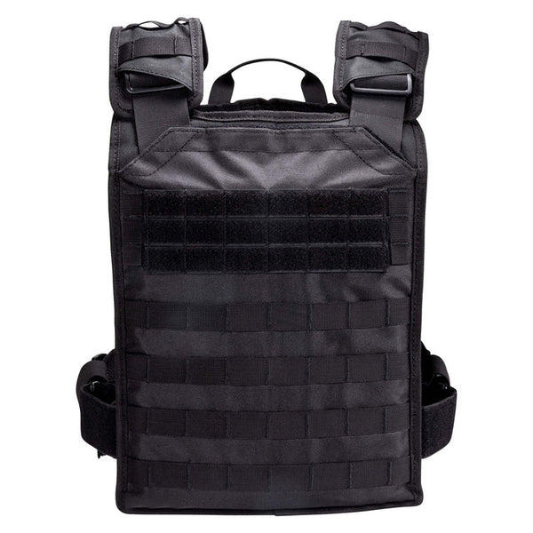 Bullet Safe Tactical Plate Carrier Level IV Kit-Black-Optics Force