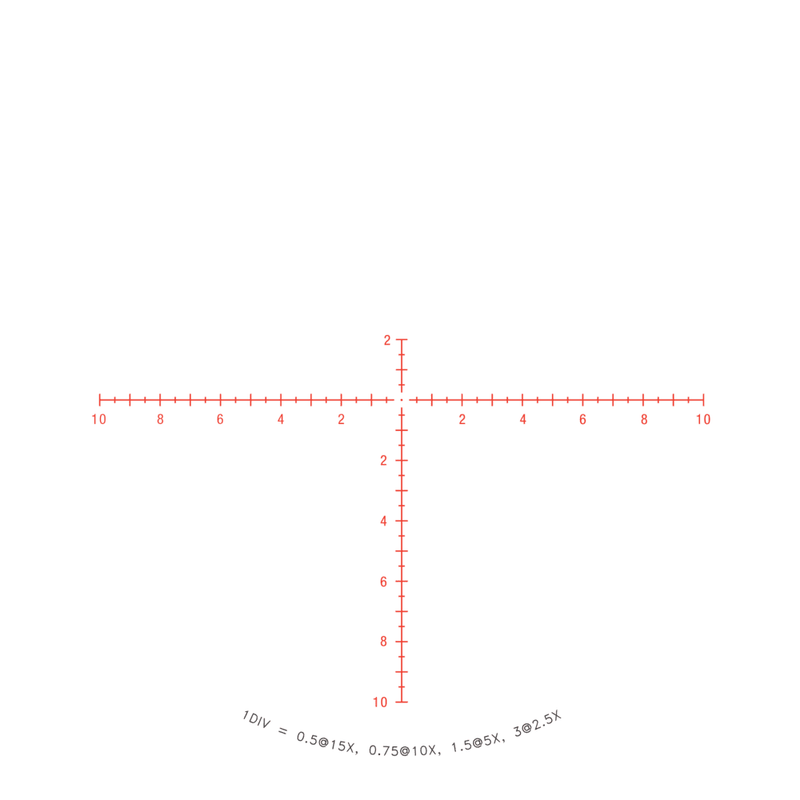 Trijicon 2900036 Credo Matte Black 2.5-15x56mm 30mm Tube LED Illuminated Red MRAD Center Dot Reticle