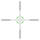 Trijicon 2900022 Credo HX Satin Black 1-6x24mm 30mm Tube LED Illuminated Green MOA Segmented Circle Reticle